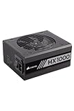 Corsair HX1000 Alimentation PC (Modulaire Complet, 80 PLUS Platinum, 1000 Watt, EU)