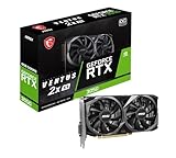 MSI GeForce RTX 3050 Ventus 2X XS 8G OC Carte Graphique - 8 Go GDDR6, 1807 MHz, PCI Express Gen 4, 128 Bits, DP v 1.4a, DL DVI-D, HDMI 2.1 (Prend en Charge 4K à 120 Hz)