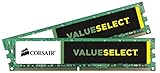 Corsair CMV8GX3M2A1333C9 Value Select 8GB (2x4GB) DDR3 1333 Mhz CL9 Mémoire pour ordinateur de bureau