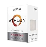 AMD Athlon 3000G Processeur avec Radeon Vega 3 2C/4T, Horloge de Base 3,5 GHz