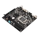 Bonbela DDR3 Carte Mère Double Canal PCIe X16 SATA3.0 DDR3 4 USB2.0 2 USB3.0 3 Phases Puissance LGA 1151 Carte Mère pour Ordinateur PC