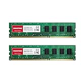 【DDR3 RAM】 Gigastone RAM de Bureau RAM 16Go (2x8Go) DDR3 16Go DDR3-1600MHz PC3-12800 Unbuffered Non-ECC 1.5V CL11 UDIMM 240-Pin Mémoire RAM pour Ordinateur de Bureau (Ordinateur de Bureau Uniquement)