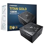 Montech Titan 1000W - 80 Plus & Cybenetics Gold, Modular, PCIe 5.0-1000 Watt