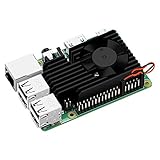 GeeekPi 3510 Version kit de Refroidissement, Dissipateur Thermique en Aluminium avec Ventilateur de Refroidissement pour Raspberry Pi 4B& 3 B + (B Plus)