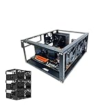 Boîtier d'ordinateur à Monter soi-même, châssis de Bureau, Support empilable, Banc d'essai en Plein Air, adapté à la Carte mère ATX MacroATX E-ATX X79 X99
