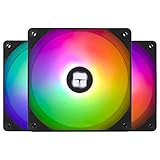 Thermalright TL-C12C-S Ventilateur de cpu 120mm ARGB Case Cooler Fan, 4pin PWM Silent Computer Fan avec roulement S-FDB inclus, jusqu’à 1500RPM ventilateur de refroidissement (3 quantités)