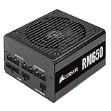CORSAIR RM650 80 PLUS Gold Bloc d'alimentation ATX 650 W entièrement modulaire à faible bruit Noir