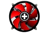Xilence I250PWM Intel Ventilateur de processeur, Top Blow, 92mm PWM Ventilateur, 95W TDP, rouge/noir/argent