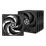 ARCTIC P12 PWM PST (5 Pièces) - 120 mm, Ventilateur Boitier Silencieux, Pression Statique Élevée, Fonction de Partage PST, 200-1800 RPM (0 rpm
