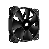 Corsair SP120 Elite, Ventilateur pour boîtier de 120 mm avec CORSAIR AirGuide, Faible Niveau de Bruit 24.7dBA - 300 à 1 300 TR/Min, propulsant Jusqu’à 45.4 CFM - Vendu Seul - Noir