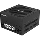 Gigabyte P1000GM, 1000W, certifié 80 Plus Gold, Alimentation entièrement modulaire