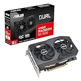 ASUS DUAL AMD Radeon RX 7600 V2 OC Edition – Carte graphique (8GB GDDR6, AMD RDNA 3, PCIe 4.0, HDMI 2.1, DisplayPort 1.4a, Ventilateurs axiaux, 2.5 slot, Technologie 0dB)