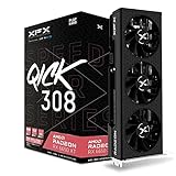 XFX Speedster QICK308 Radeon RX 6650XT Ultra Gaming Carte Graphique avec 8GB GDDR6 HDMI 3xDP, AMD RDNA™ 2 (RX-665X8LUDY)