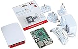 Kit de démarrage officiel Raspberry Pi 3 16 Go blanc