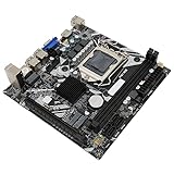 Dpofirs Carte Mère D'ordinateur de Bureau H6 ME, Prise LGA 1155, DDR3, SATA2.0 X 4, PCIe 16X, USB2.0 X 10, VGA, HDMI, WiFi M.2, NVME M.2, Broche DEBUG, Carte Mère ITX