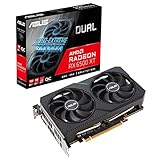 ASUS DUAL AMD Radeon RX 6500 XT OC Edition – Carte graphique (4GB GDDR6, AMD RDNA 2, PCIe 4.0, HDMI 2.1, DisplayPort 1.4a, Ventilateurs axiaux, 0dB)