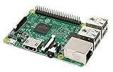 Raspberry Pi 3 Model B, Quad Core CPU 1.2 GHz, 1 GB RAM