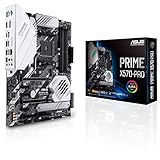 ASUS Carte Mère Gaming Prime X570-PRO AMD AM4 Ryzen 3000 (14 DrMOS power stages PCIe 4.0 M.2 DDR4 Intel LAN HDMI DP SLI CFX SATA USB 3.2 Gen 2 Type-A Type-C Aura Sync RGB lighting ATX)